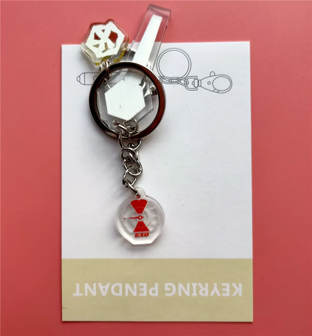 

EXO Light Stick Acrylic Keychain Accessories EXO-L Bag Ornaments