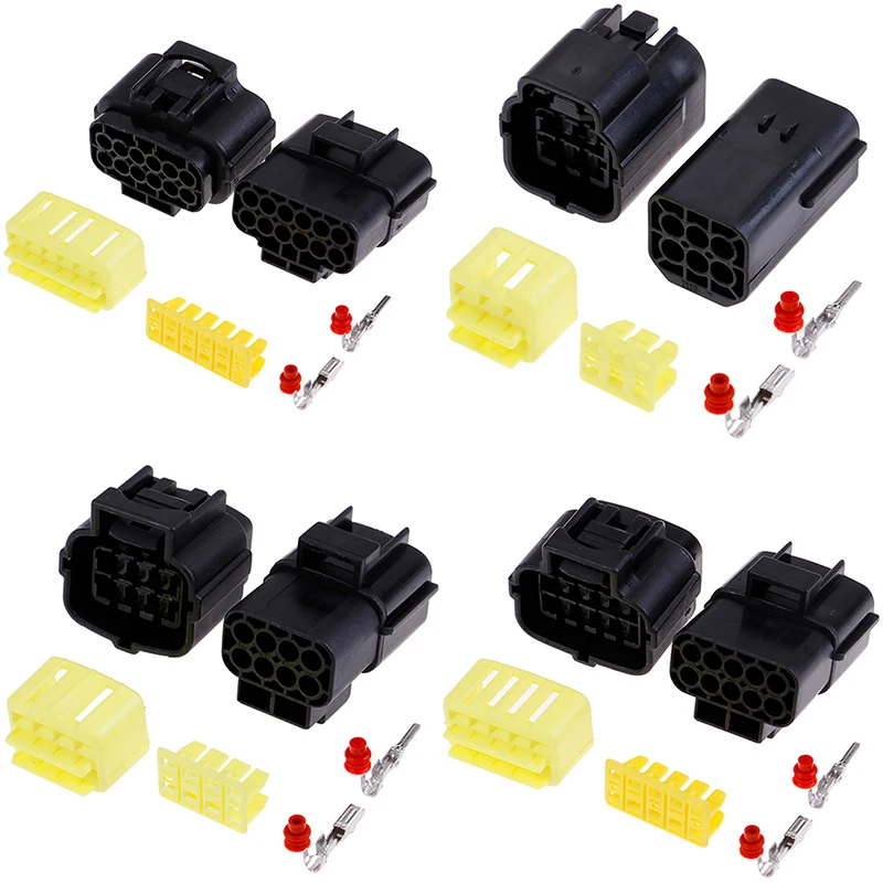Водонепроницаемый соединитель для автомобиля 1 комплект 1/2/3/4/6/8/10/12 Pin |