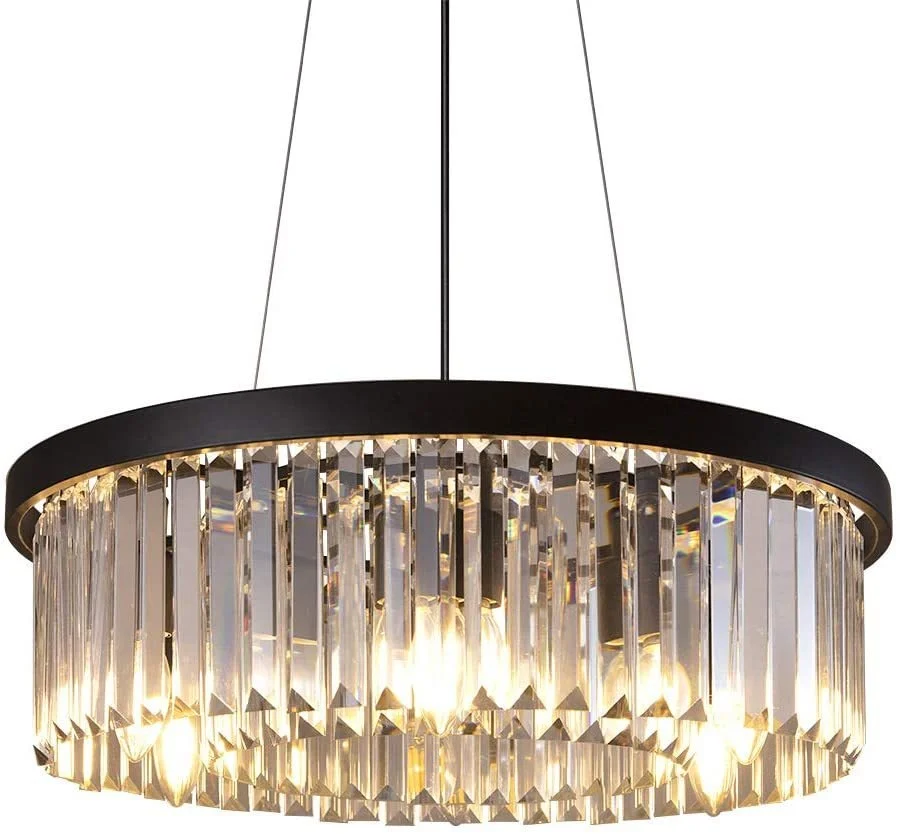 

Скандинавская светодиодная Хрустальная железная винтажная лампа в скандинавском стиле, декоративная домашняя Люстра для кухни, освещение
