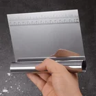 Скребок для чаши из нержавеющей стали DSS899, кухонный скребок для еды, лезвие для глазирования, разглаживания теста, пиццы