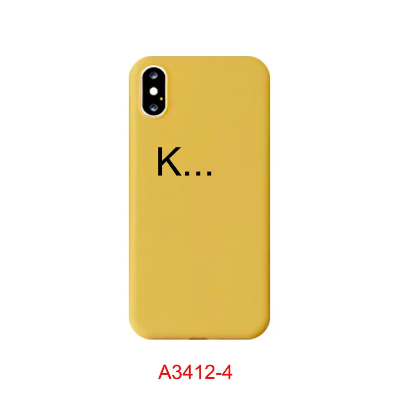 Style 13 Модный чехол для телефона JAMULAR с буквенным принтом для iPhone X 11 Pro XS MAX X XR 7 6 6s 8 Plus, Матовая Мягкая задняя крышка из ТПУ с изображением кота, чехол - Цвет: Style 13