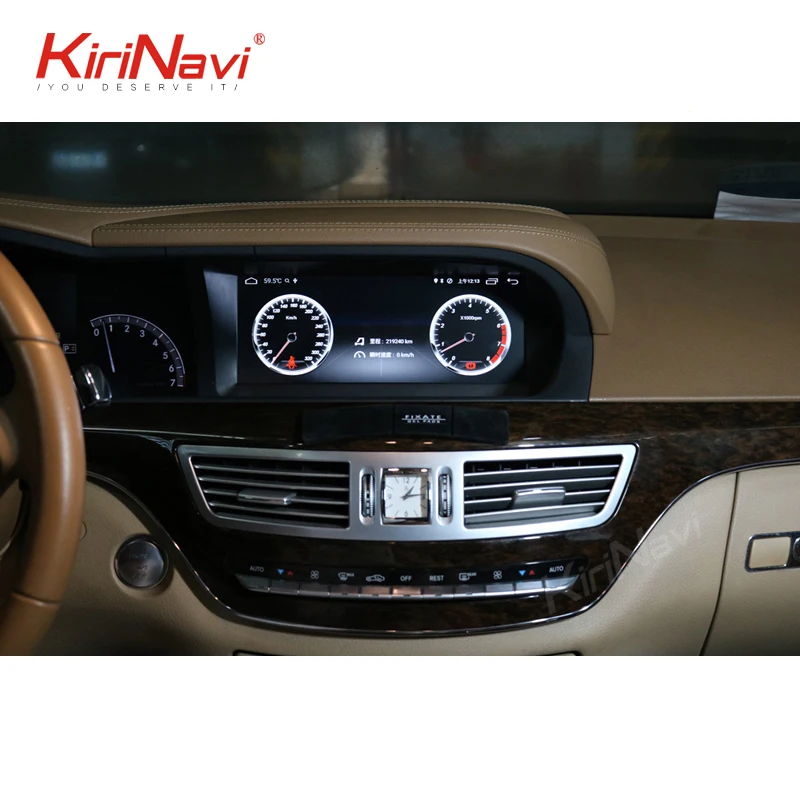 Автомагнитола KiriNavi 10 25 дюйма Android 0 GPS навигация для Mercedes Benz S Class W221 W216