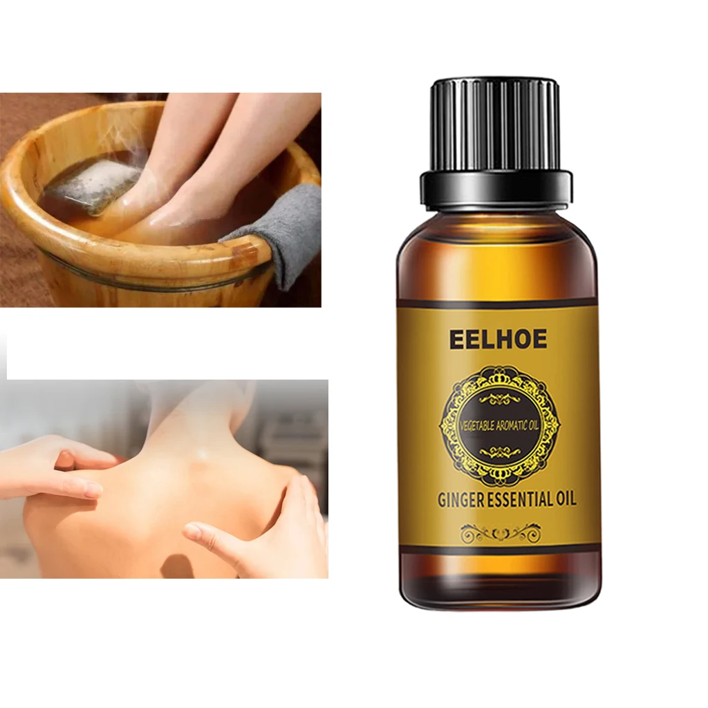 Имбирное эфирное масло массажное для спа ароматерапия отек кровообращение |