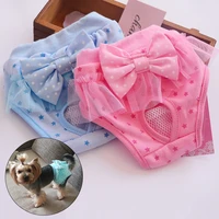2021 pet dog diaper sanitary physiological pants washable female dog shorts panties female dogs menstruation underwear pet brief