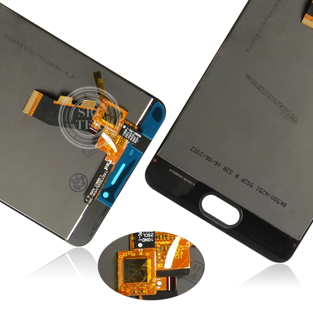 SRJTEK для MEIZU M3S Mini стеклянный ЖК-дисплей сенсорный экран матричный дигитайзер