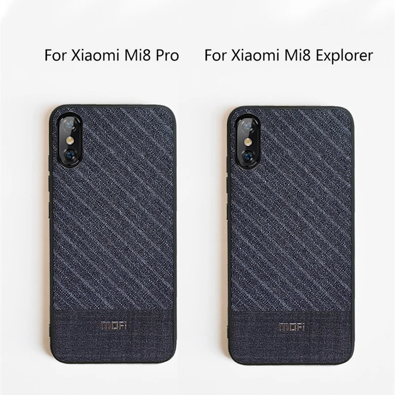 Чехол для Xiaomi Mi8 Pro чехол Lite задняя крышка Explorer темно-деловая ткань | Мобильные