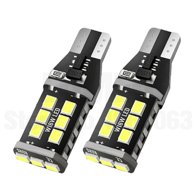 2x T15 W16W светодиодный обратный светильник лампы 15 24 30 45 920 921 912 Canbus резервного