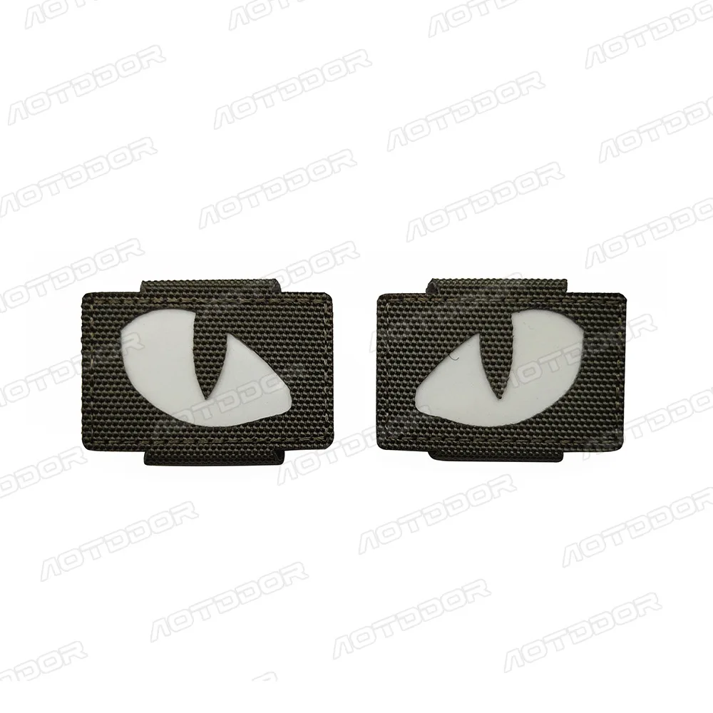 Светящиеся нашивки с кошачьими глазами маленьким дьяволом светящиеся значки