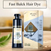 248ml ginger black hair dyeing fixation shampoo fast hair darkening non irritating after dyeing fullness black effect hair care