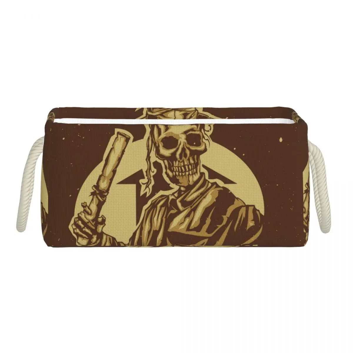 

Настольная корзина для хранения, складная корзина со скелетом для всякой всячины на выпускной, коробка для нижнего белья, органайзер для ко...