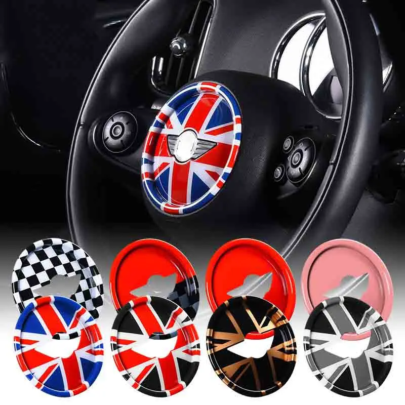 Наклейка ABS Юнион Джек центр рулевого колеса декоративная наклейка для BMW MINI Cooper