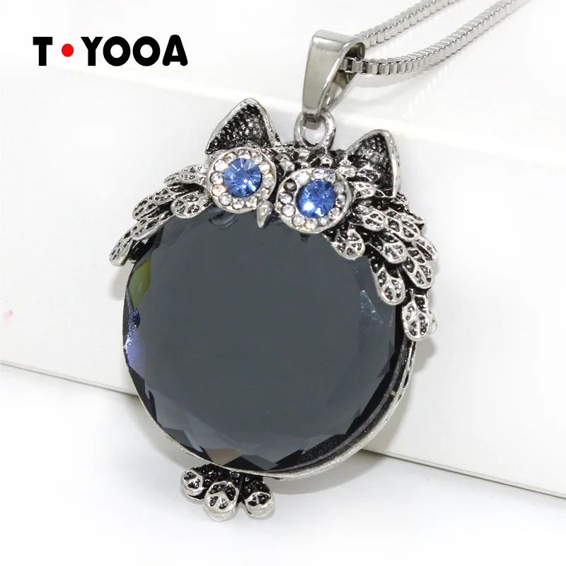 Новый свитер цепочка колье для женщин с рисунком Совы украшением в виде