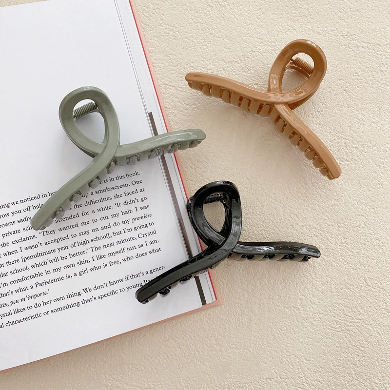 Заколка-краб для волос женская большая винтажная | Красота и здоровье