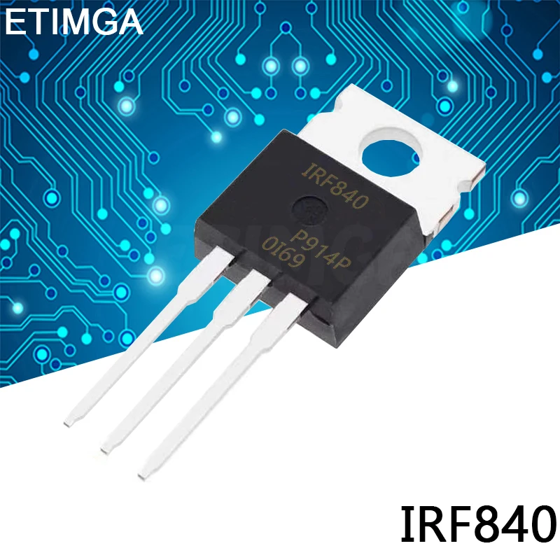10 шт./лот IRF840 TO-220 IRF840PBF TO220 новая и оригинальная ИС | Электронные компоненты