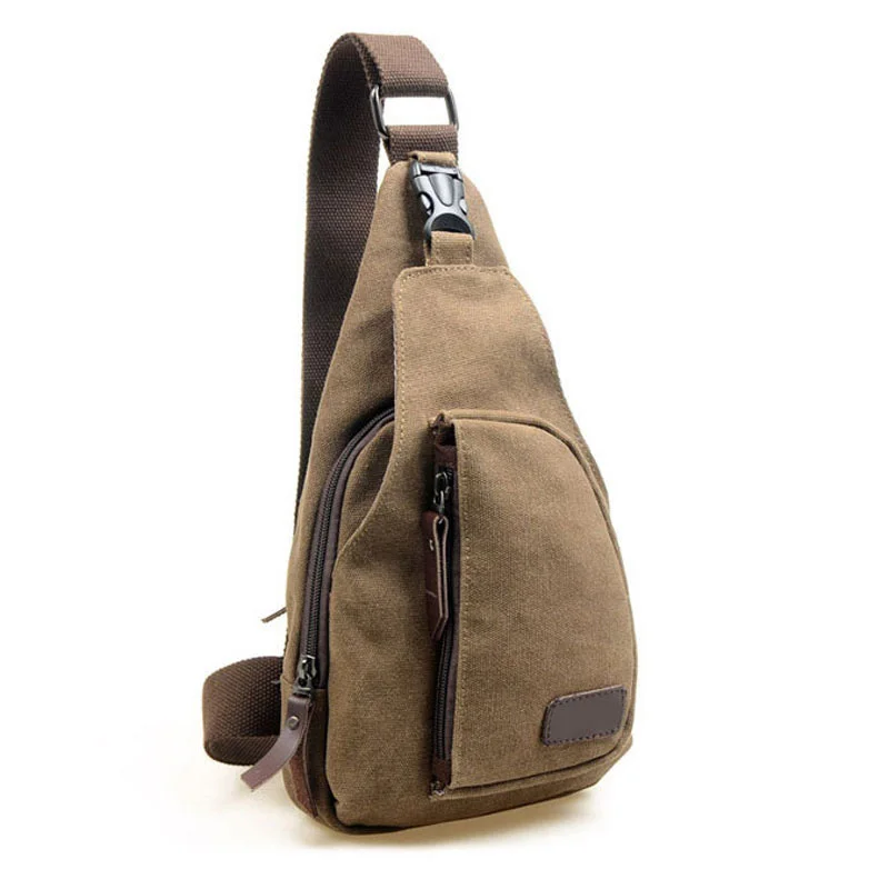 

Men's Bag 2020 Fashion Man Military Messenger Casual Travel Chest Bag Canva Crossbody Back Pack Men's Shoulder Bag Waist Packs