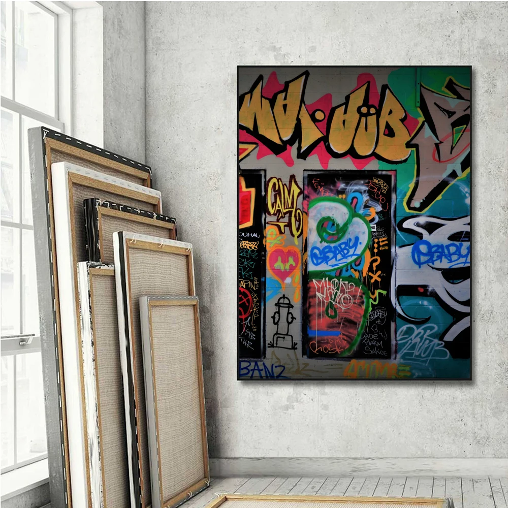 

Calligraphy Painting Bedroom Deco HD Anime Poster Home Decorative Painting Room Decoration Paintings for Living Room Wall