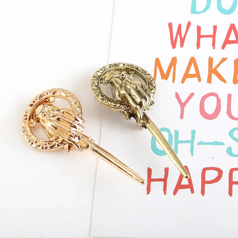 Оптовая продажа ювелирные изделия брошь рука короля пальчиковая булавка в виде