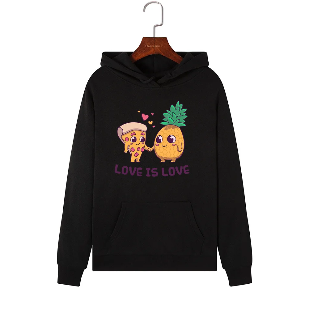 

Cartoon Woman Hoodies Plus Size Hooded Sweatshirt New Long Sleeve Top Pullover Fleece Winter Christmas Hoodies