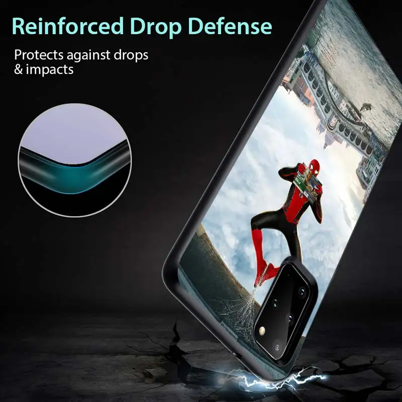 

Marvel Hero returns for Samsung Note 8 9 10 20 M02 M10 M10S M20 M21 M30 M31 M31S M40 M60S Ultra Plus Black Phone Case