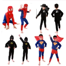 Kids Boy SuperHero Cosplay Children Halloween Anime Movie Costumes Purim parade Stage Show Role Halloween party Birthday Gift