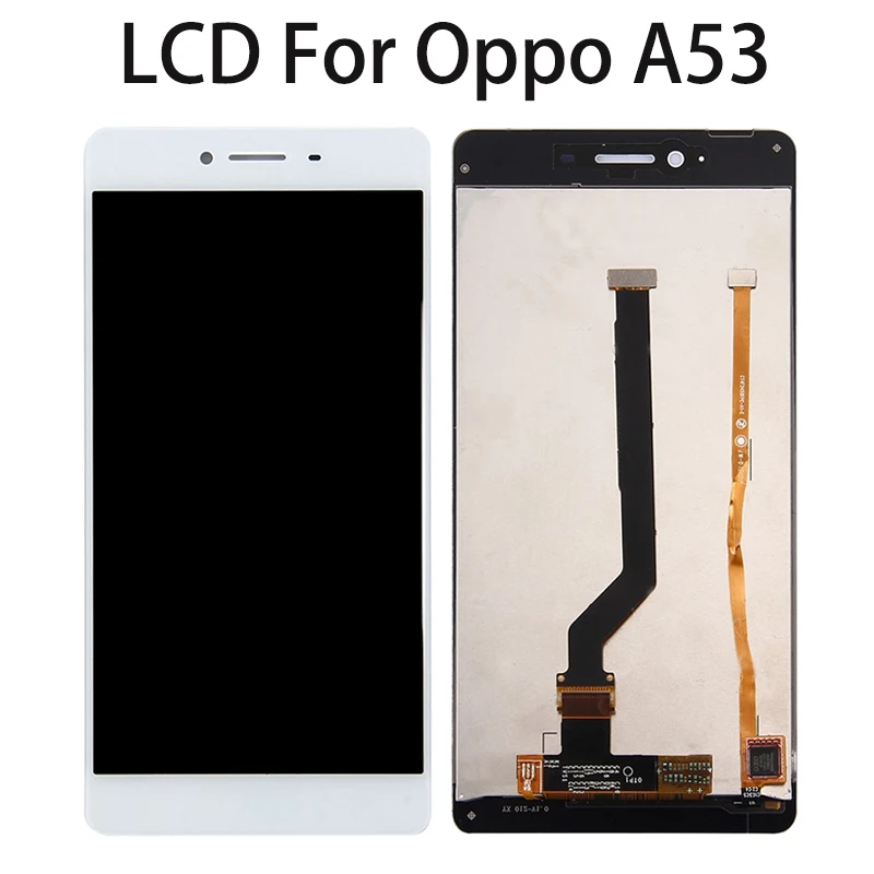5 дюймовый ЖК дисплей для OPPO A53 с сенсорным экраном дигитайзер полная сборка