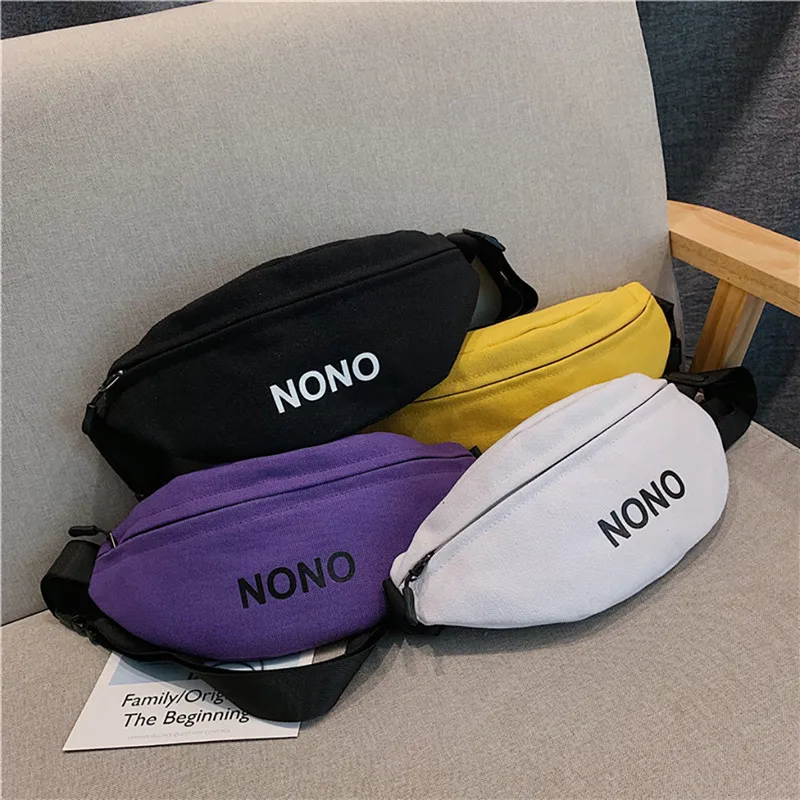 Брендовая новая холщовая Женская поясная сумка нагрудная сумочка на молнии