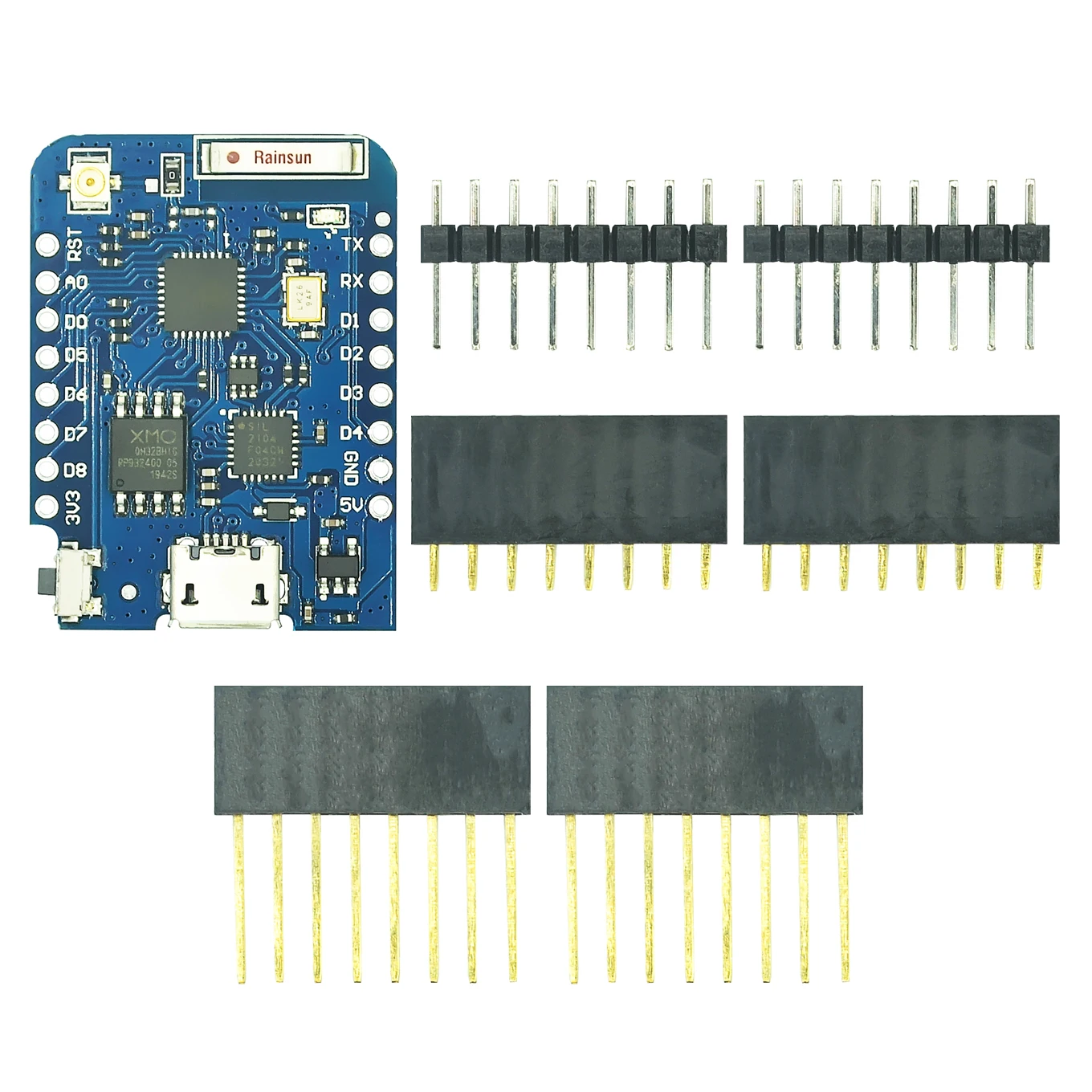 Внешний антенный разъем WEMOS D1 Mini Pro Bytes на основе NodeMCU ESP8266 ESP-8266EX CP2104 WIFI макетная