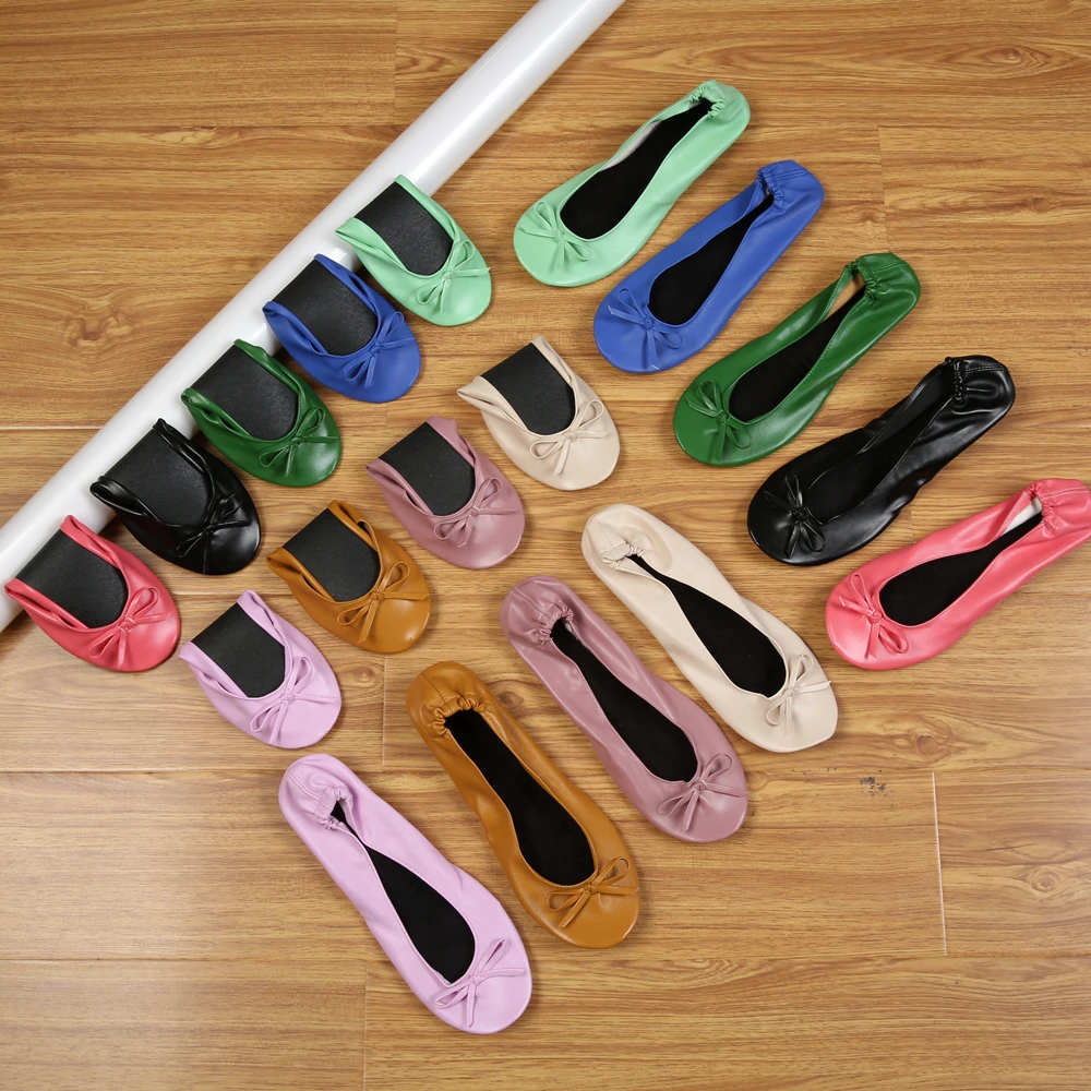 Foldable Ballet Flats - Portable Travel Shoe for After Party, Prom, Ballerina Flats. Perfect for Bridal Wedding and Parties. image 6