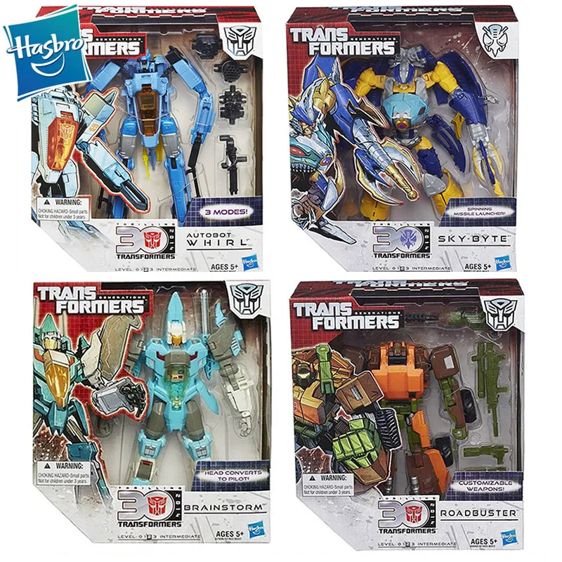 Экшн-фигурки Hasbro Трансформеры поколения 30-летие Вояджер класс Autobot Brainstorm Whirl