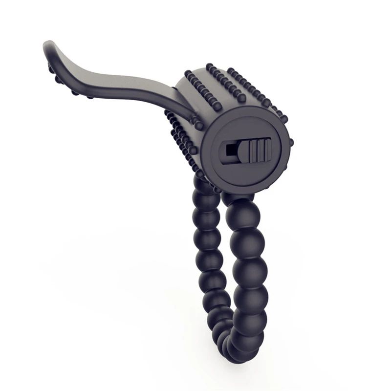 Кольцо-вибратор на пенис кольца для мужчин задержки секса вибрирующие взрослые