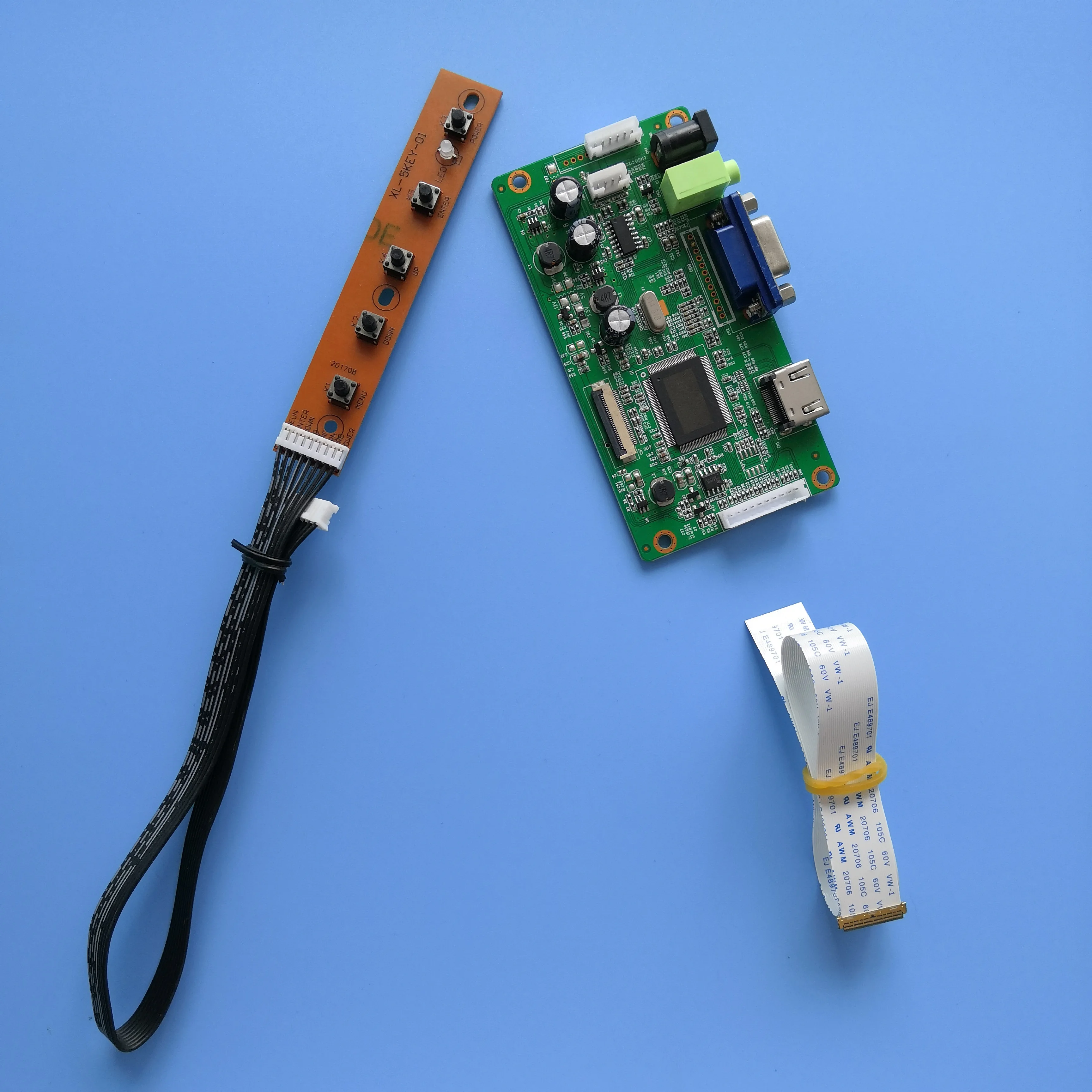 Для NV156FHM N47 комплект видеонаблюдения DVR VGA 30Pin плата контроллера монитора драйвер