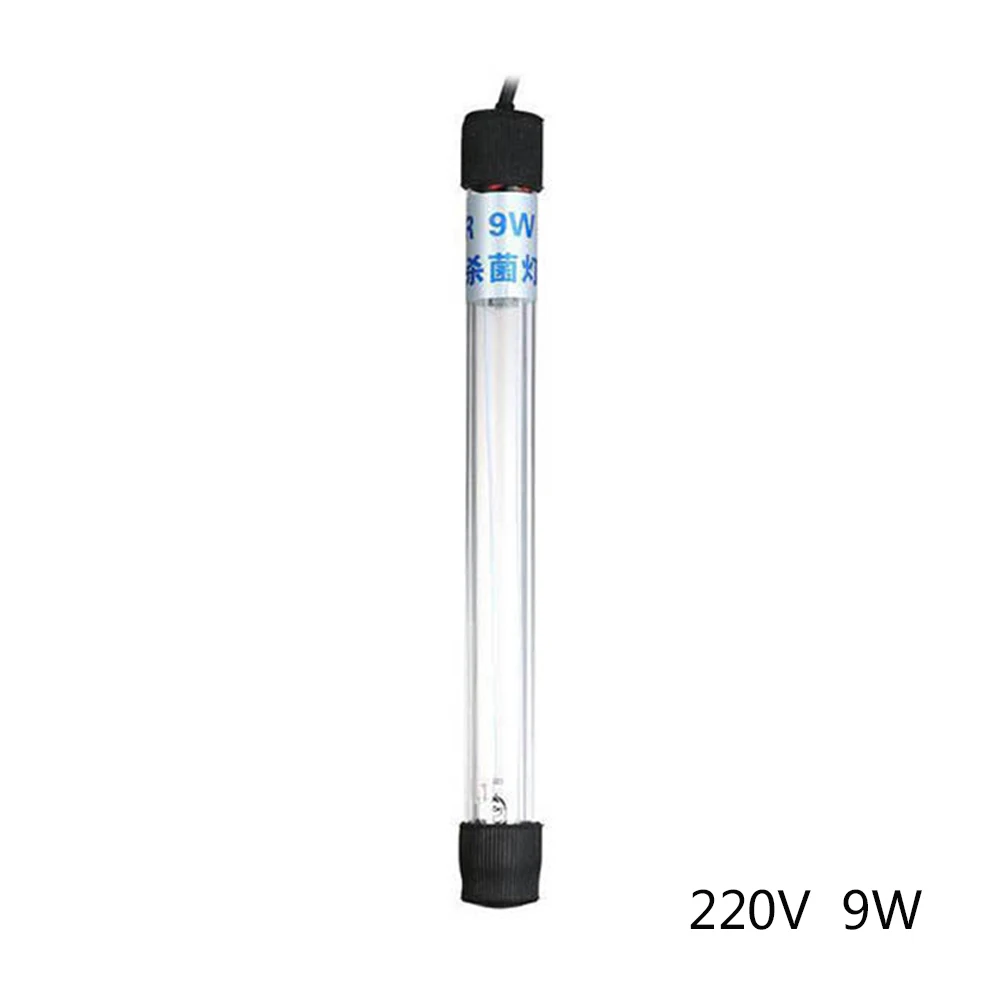 220V 9W EU Plug Погружной UV светильник стерилизатор 5/7/9/11/13 Вт бактерицидная лампа для аквариума пруд обеззараживания воды обработки - Цвет: 220V 9W EU Plug