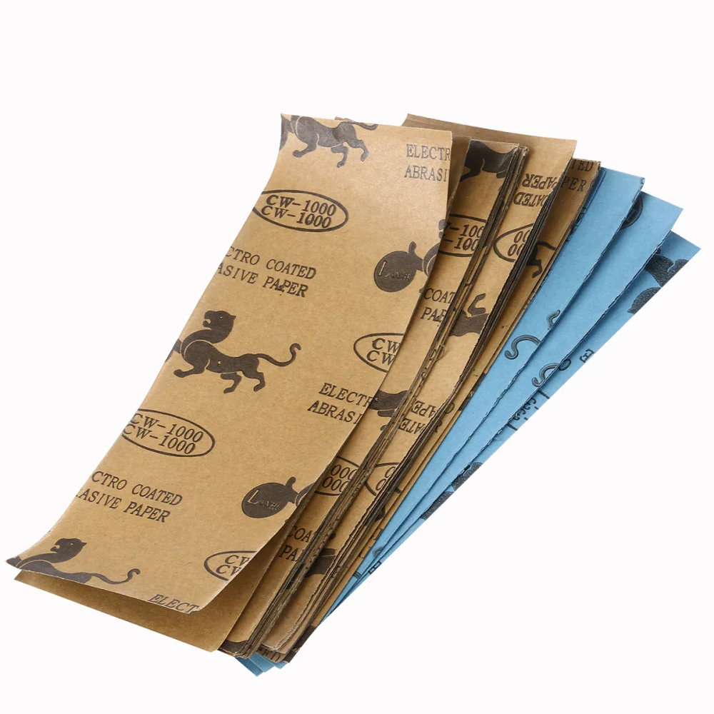 

UEETEK 36pcs 400 to 3000 Grit Sandpaper Assortment Dry/ Wet for Automotive Sanding Wood Furniture Finishing