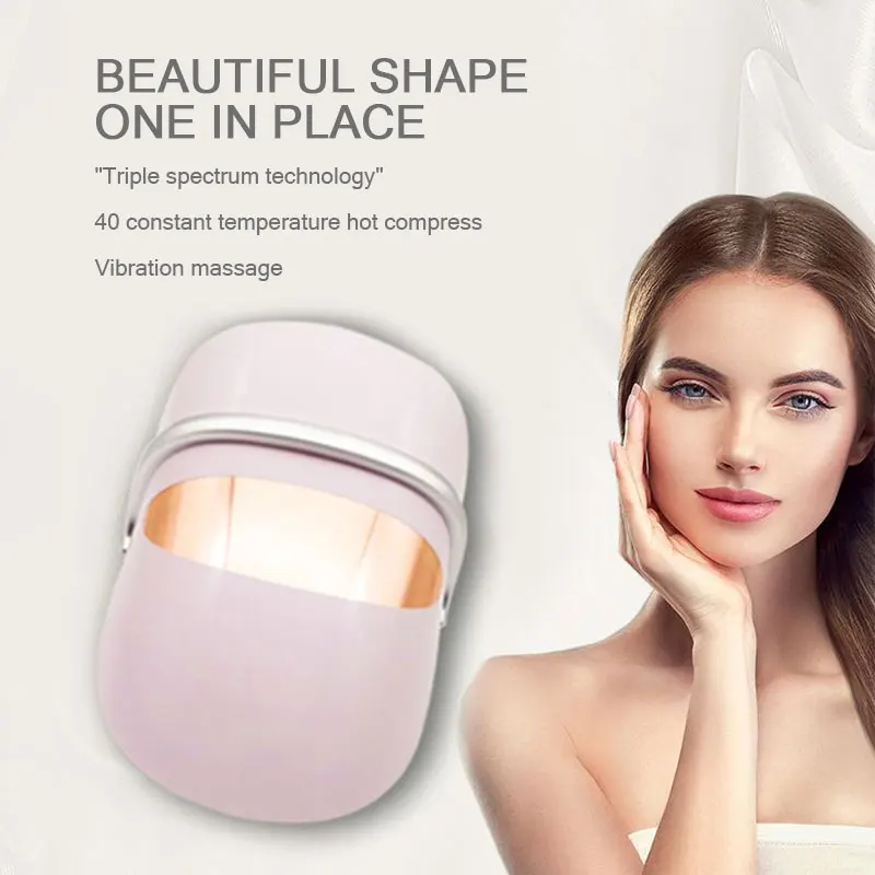 値段 Dr.aelf-肌の若返りマスク,フェイシャルケア,フォトンライト,3色,アイマッサージ,40 °,見えない,にきびテンションツール