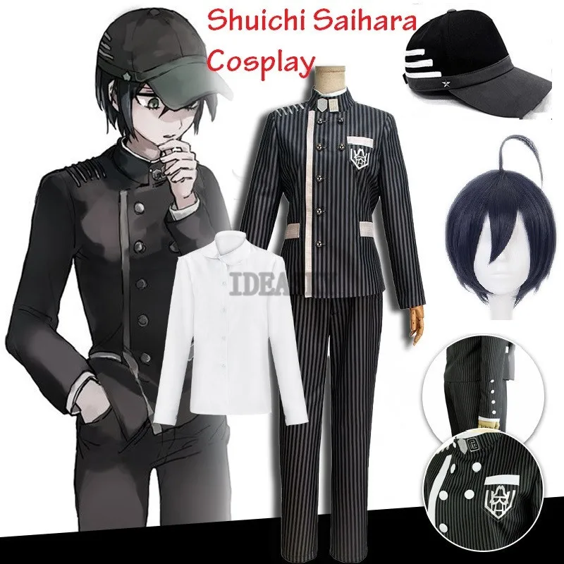 Костюм для косплея шуичи саихары из аниме данганронпа V3 школьная форма комплект