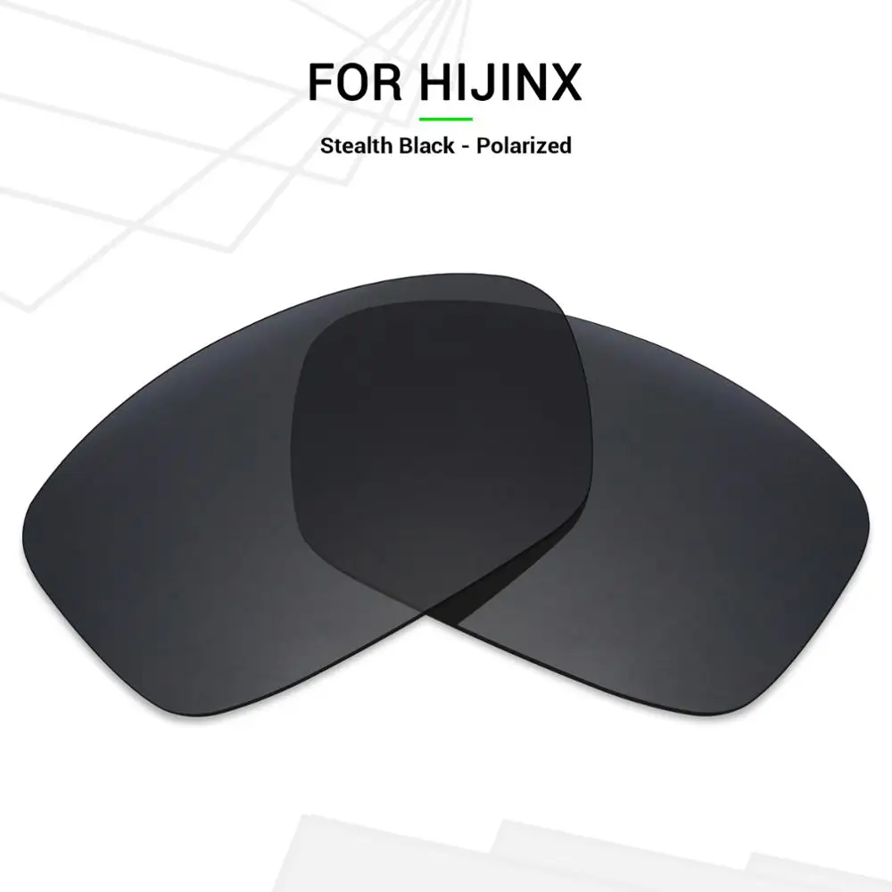 Поляризованные Сменные линзы Mryok для солнцезащитных очков Oakley Hijinx Stealth Black |