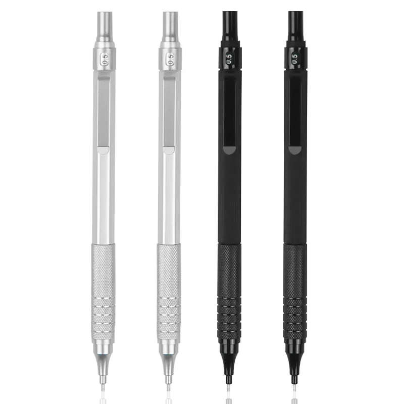 Металлический механический карандаш. Полностью металлический чехол 0 5 мм