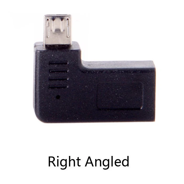 USB-C Type-C Женский Micro-USB 2 0 5Pin адаптер для передачи данных 90 градусов левый и правый