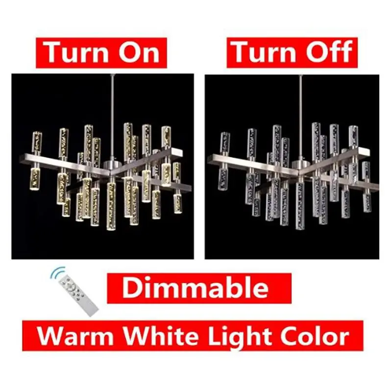 MEEROSEE Современная Люстра светильник ing светодиодный подвесной с акриловой тенты