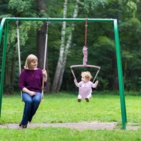 baby jumper exerciser safety swing hammock seat outdoor baby swing with saddle seat kids fun toy for indoor and outdoor