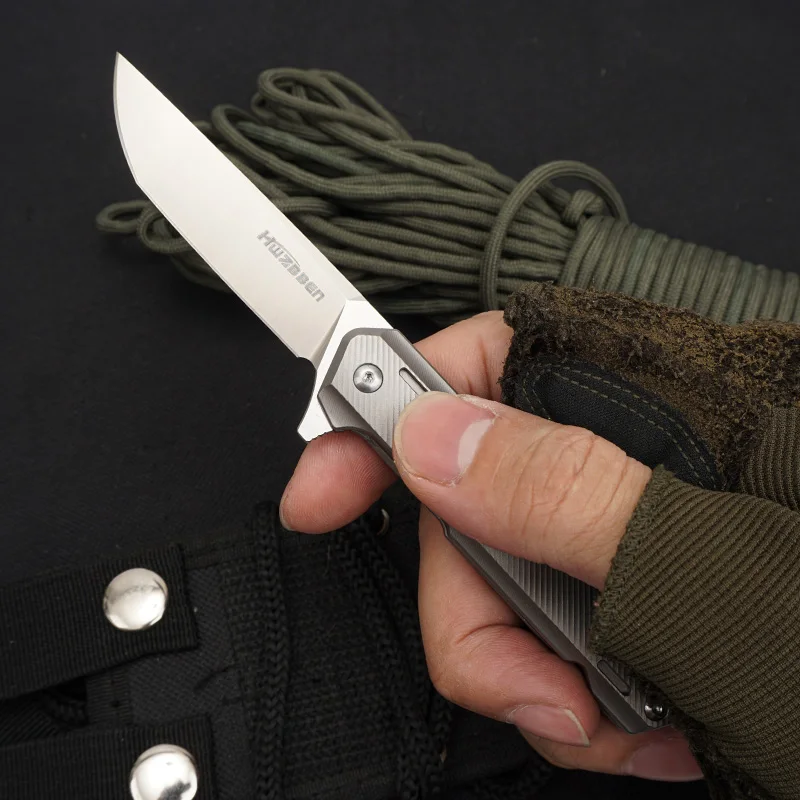 

HWZBBEN M390 Blade EDC Folding Knife Outdoor Hunting Survival Knives Military Tactical Jackknife Multifunctional Rescue Tools