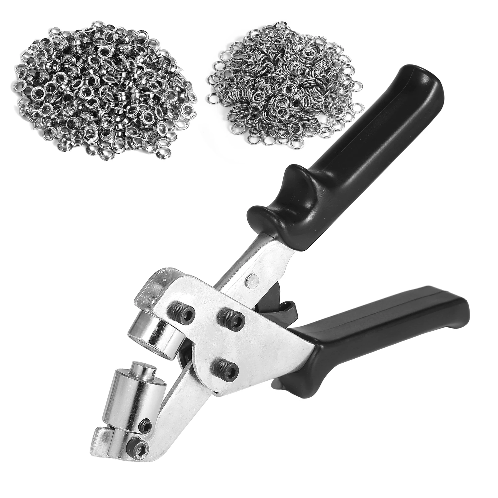 

3/8 Inch Grommet Eyelet Plier Set Grommet Tool Kit Hole Punch Pliers Portable Manual Puncher with 500 Pcs Grommet & Washer 10mm