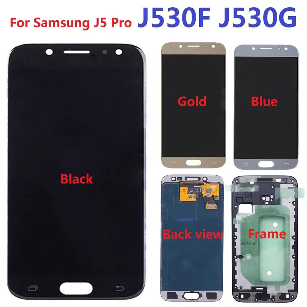 Для samsung Galaxy J5 Pro() J530F J530G J530F/DS J530G/DS ЖК-дисплей сенсорный экран с рамкой