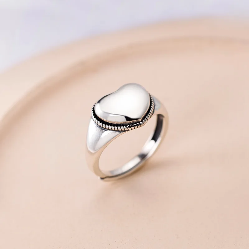 

Кольцо с большим сердцем, модное Ювелирное Украшение с бантом в стиле Томаса для женщин, подарок 2020Ts из стерлингового серебра 925 пробы, отлич...