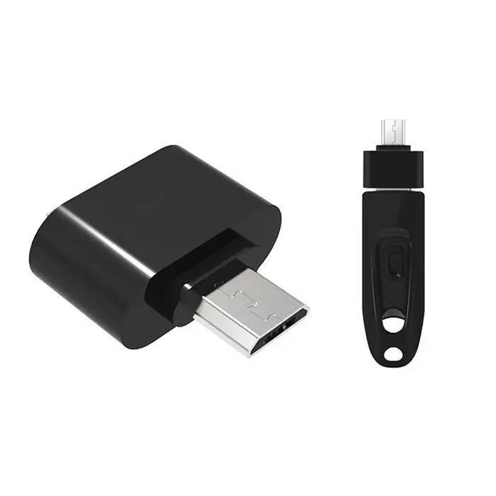 Универсальный телефонный кабель OTG адаптер для передачи данных Micro USB 2,0 V8 мобильный телефон тв камера Android для huawei Xiaomii samsung черный белый