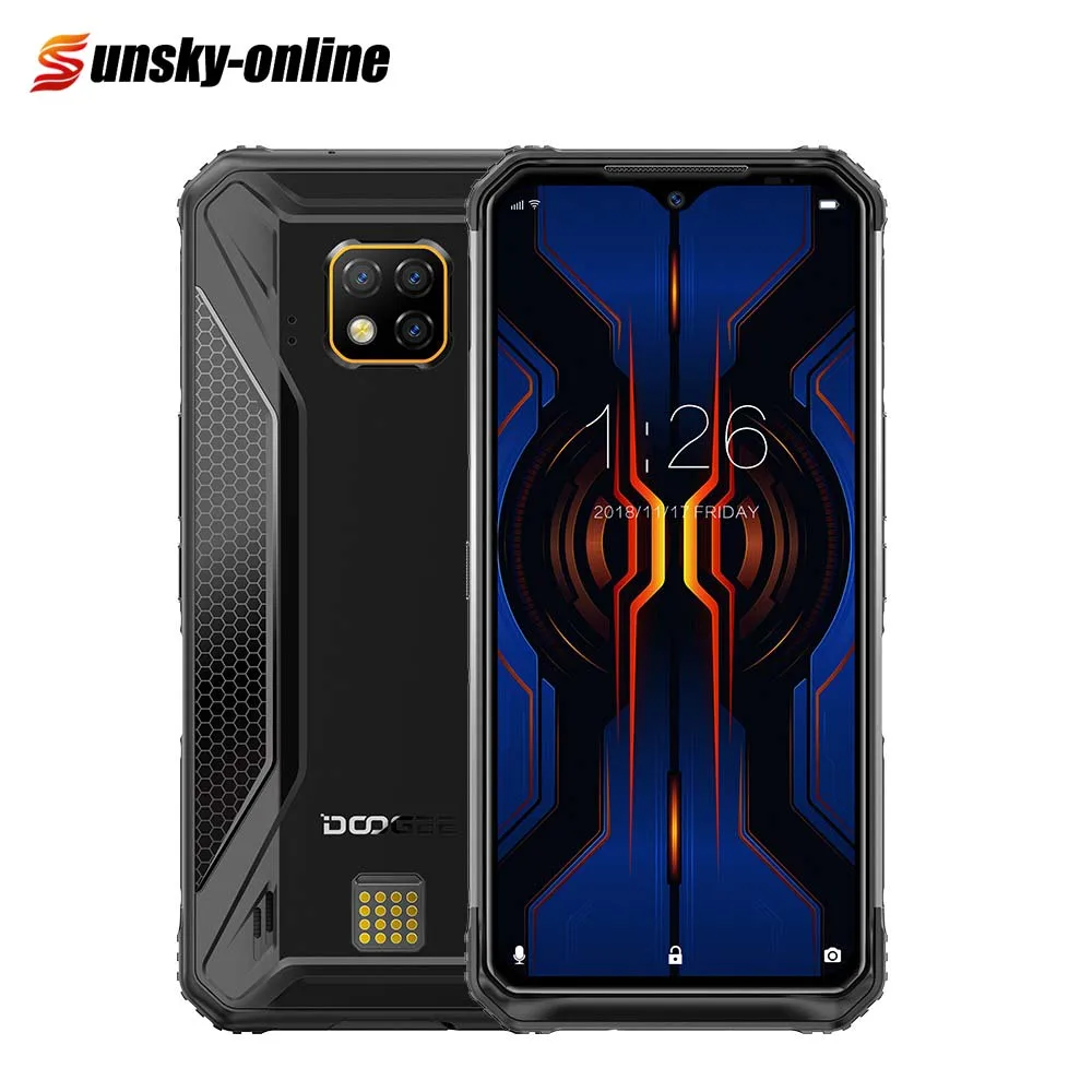 Смартфон Doogee S95 Pro IP68 6 3 дюйма 8 + 128 ГБ Helio P90 48 МП тройная камера 5150 мАч|Смартфоны| |