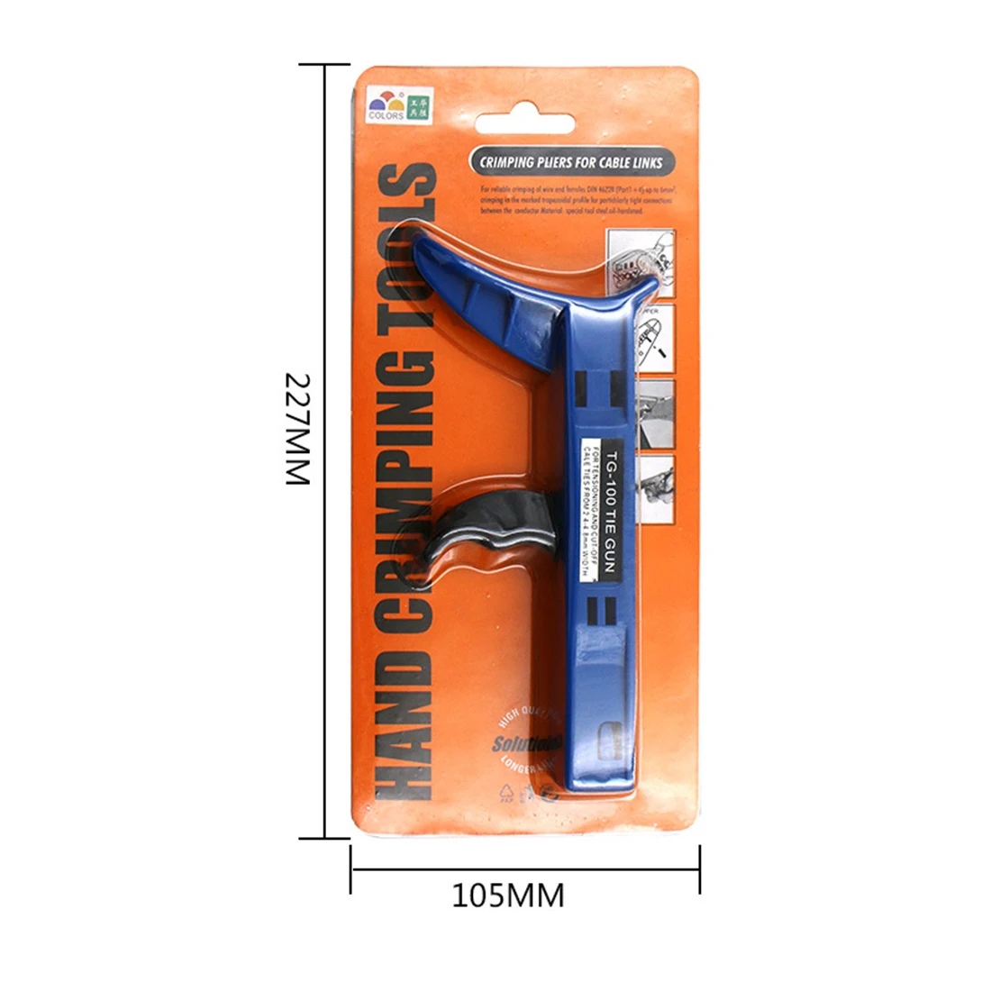 Нейлоновый кабельный стяжной режущий многофункциональный инструмент