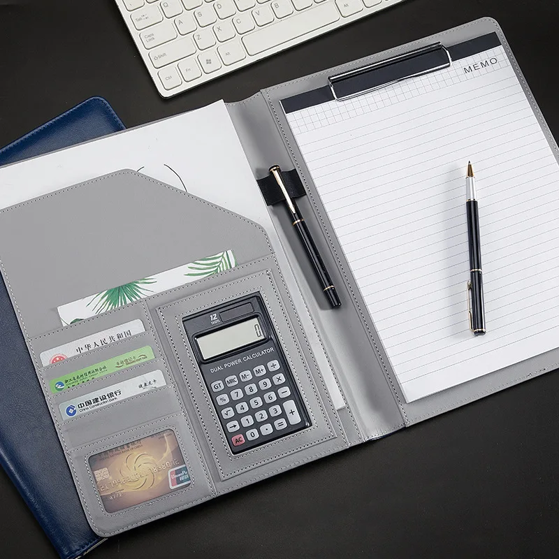 Многофункциональная папка А4 деловые продажи кожаный менеджер фанера контракт