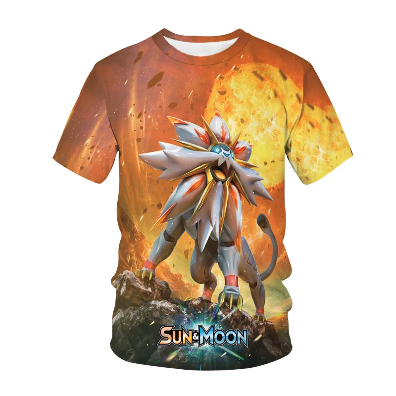 

Cartoon Anime Short-Sleeved Round Neck T-shirt Hot New Summer Cool And High-Quality 3d Digital Printing Men's And Women's Childr