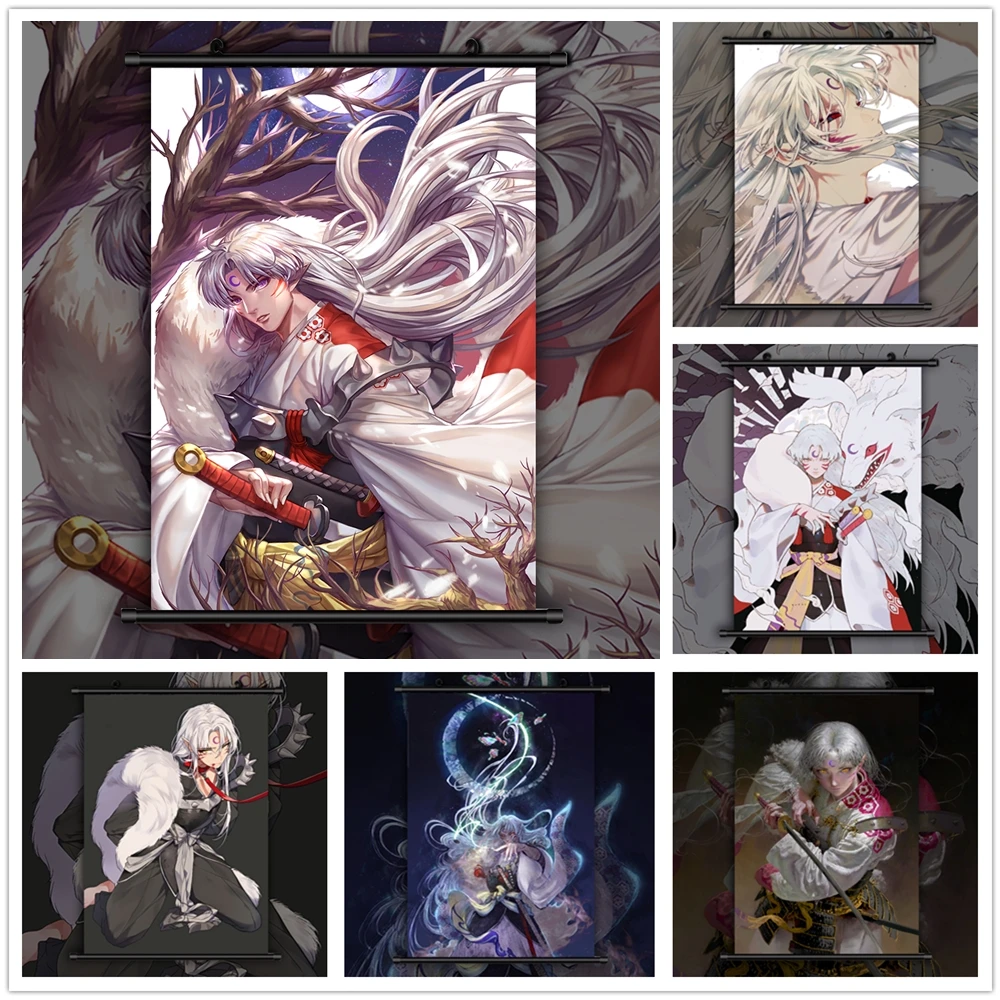 

Canvas Painting InuYasha Sesshoumaru X Rin Anime Manga Wall Art Photo Children's Room Decoration